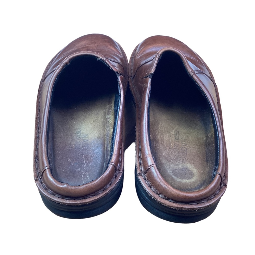 NAOT Leather Clog Mule Mens 42 (US 8.5) Brown - Picture 5 of 9